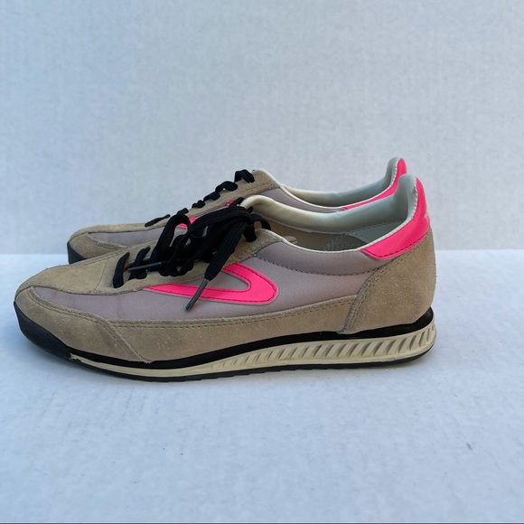 Tretorn Rawlins Retro Colorblock Suede Lace-up Sneakers In - Picture 3 of 9